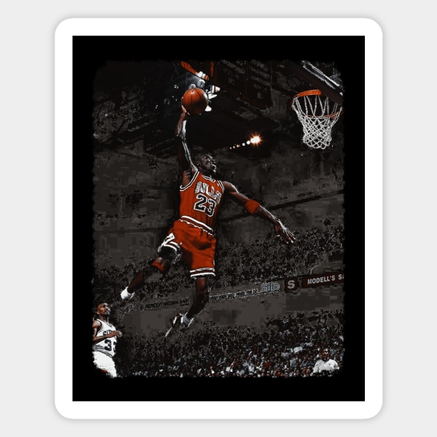 Dunk Legend-Vintage Magnet by Skelector Art